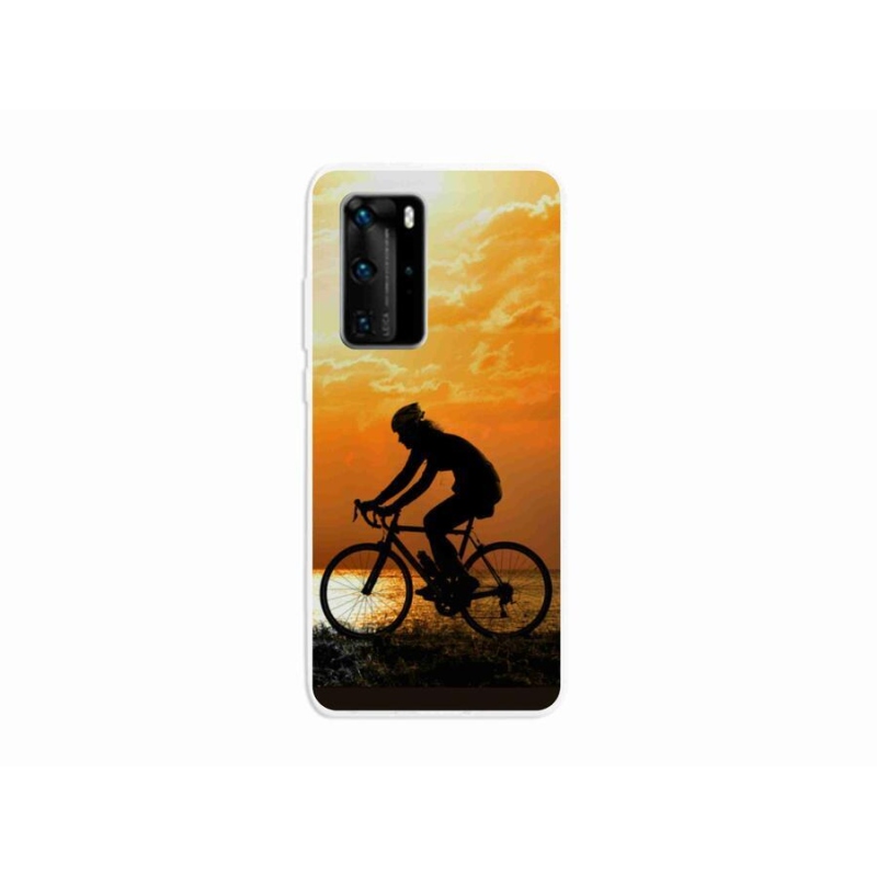 Gélový kryt mmCase na mobil Huawei P40 Pro - cyklovýlety