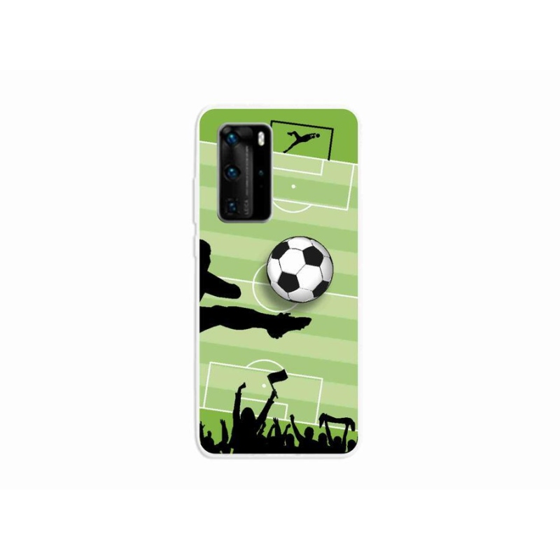 Gélový kryt mmCase na mobil Huawei P40 Pro - futbal 3