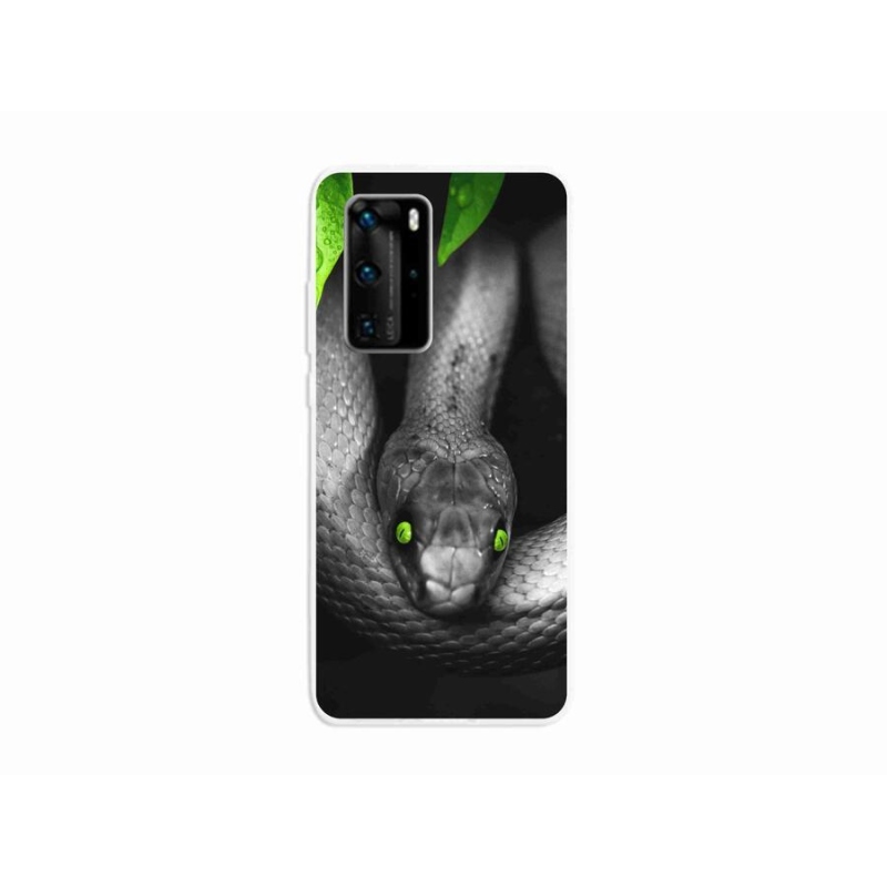 Gélový kryt mmCase na mobil Huawei P40 Pro - had