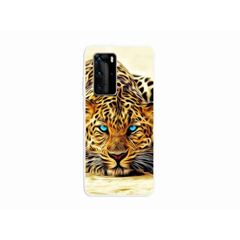 Gélový kryt mmCase na mobil Huawei P40 Pro - kreslený tiger