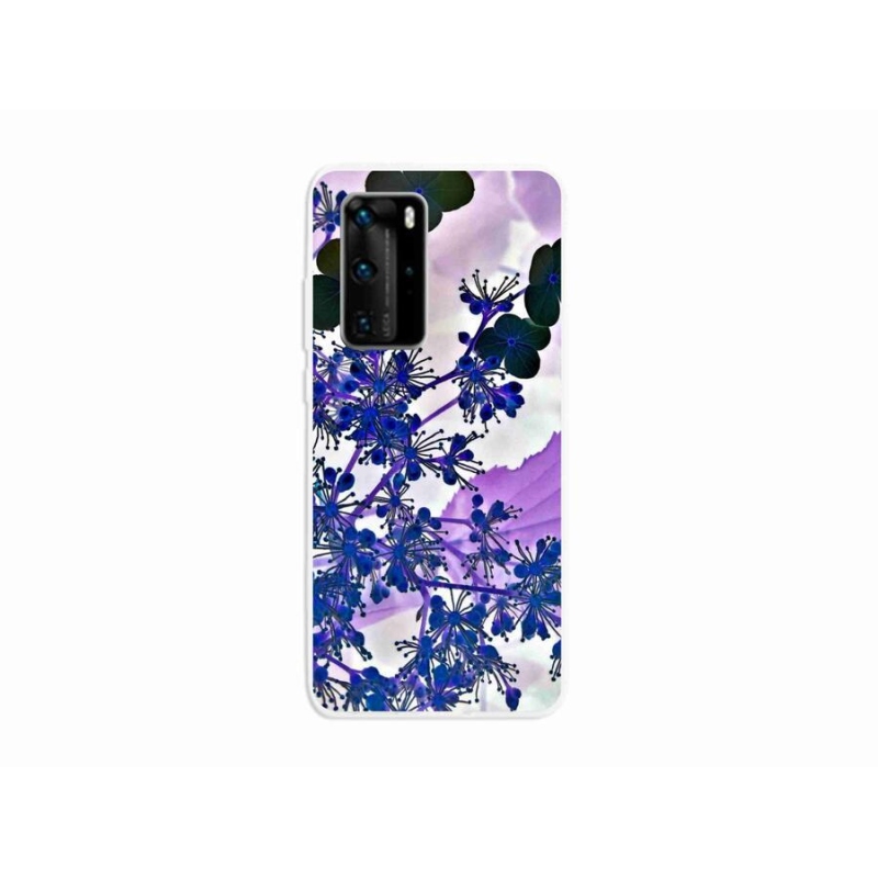 Gélový kryt mmCase na mobil Huawei P40 Pro - kvet hortenzie