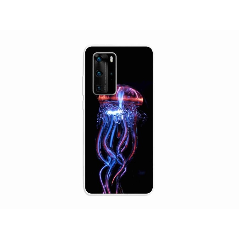 Gélový kryt mmCase na mobil Huawei P40 Pro - medúza