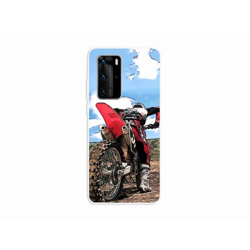 Gélový kryt mmCase na mobil Huawei P40 Pro - moto