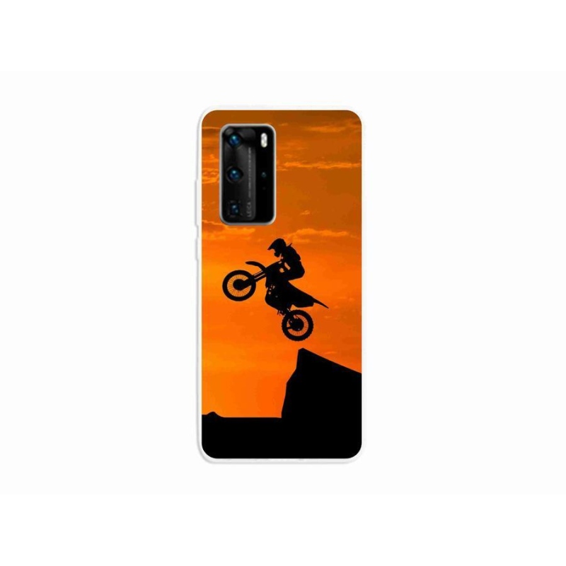 Gélový kryt mmCase na mobil Huawei P40 Pro - motocross