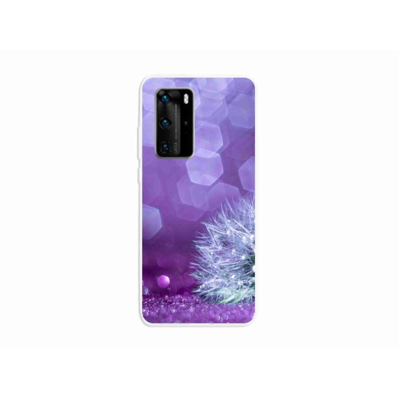 Gélový kryt mmCase na mobil Huawei P40 Pro - odkvitnuté púpava 2