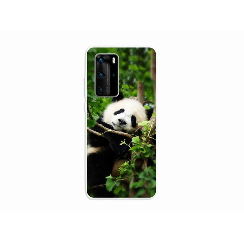 Gélový kryt mmCase na mobil Huawei P40 Pro - panda