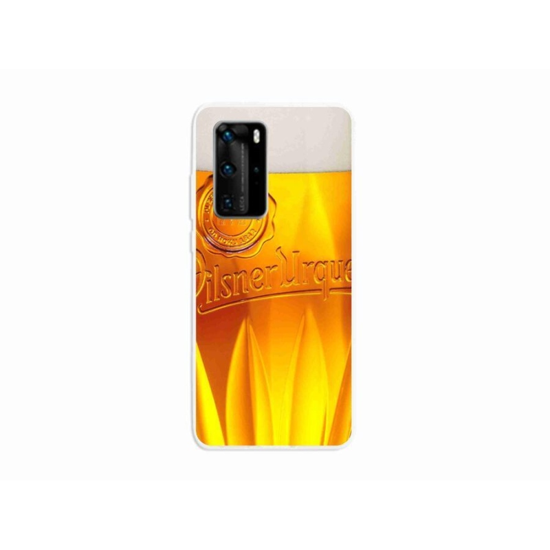 Gélový kryt mmCase na mobil Huawei P40 Pro - pivo