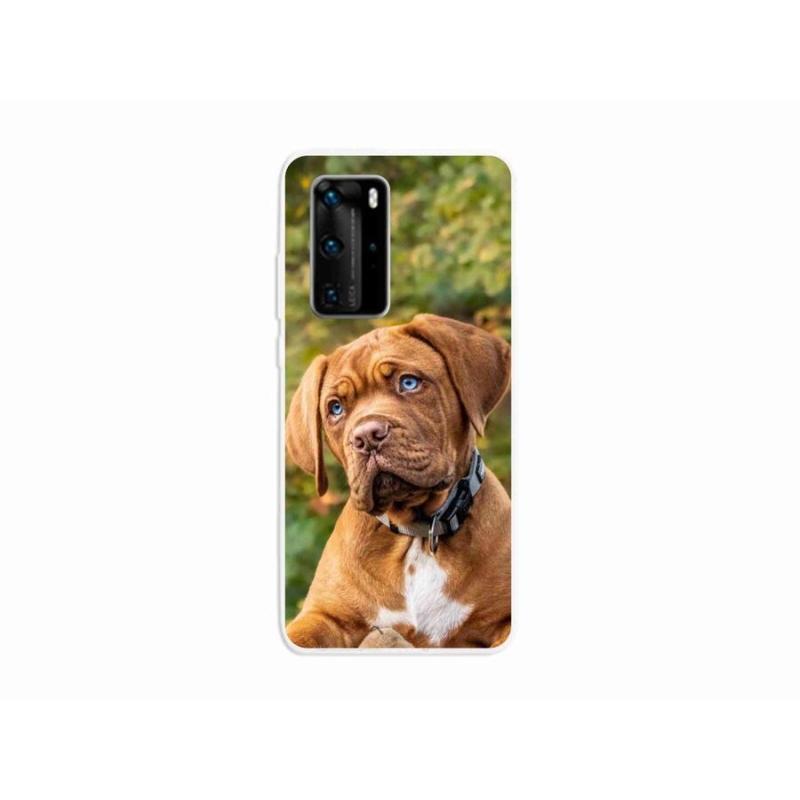 Gélový kryt mmCase na mobil Huawei P40 Pro - šteňa