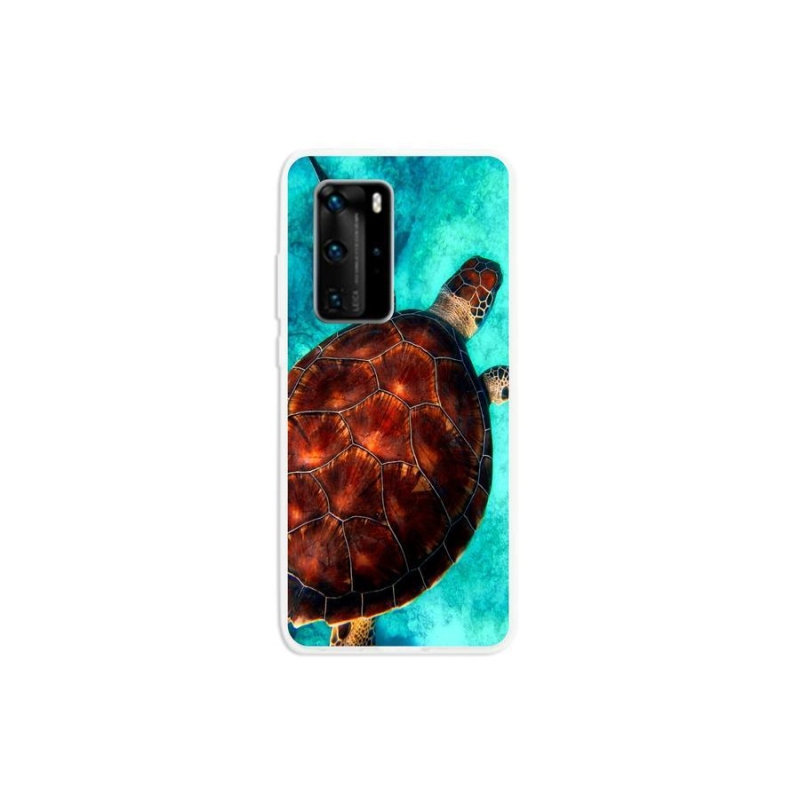 Gélový kryt mmCase na mobil Huawei P40 Pro - korytnačka