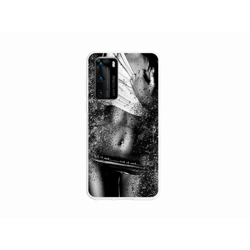 Gélový kryt mmCase na mobil Huawei P40 - sexy žena 1