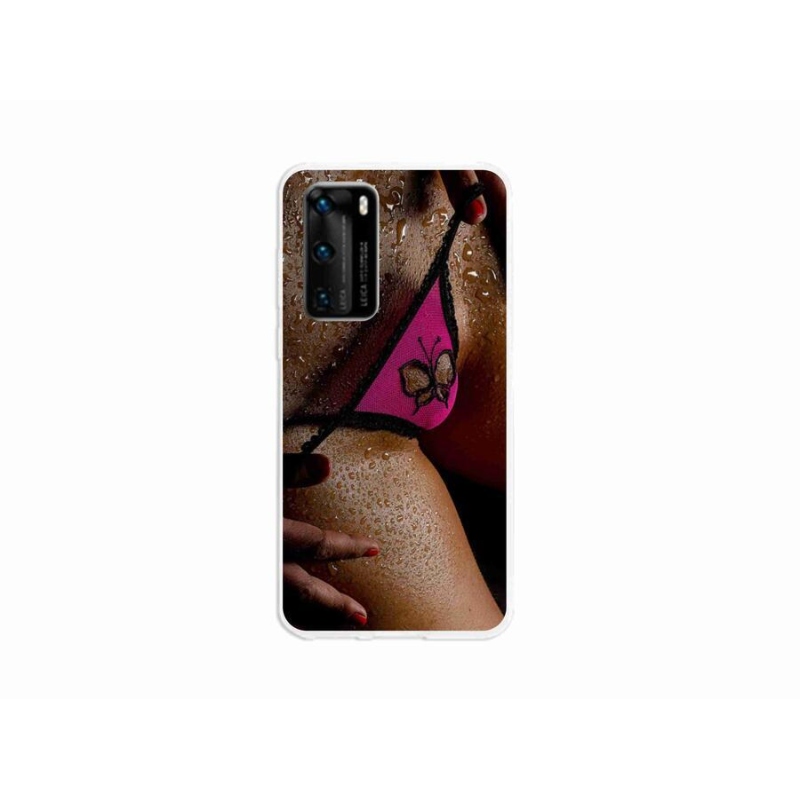 Gélový kryt mmCase na mobil Huawei P40 - sexy žena