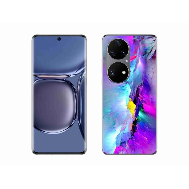 Gélový kryt mmCase na mobil Huawei P50 Pro - abstrakt