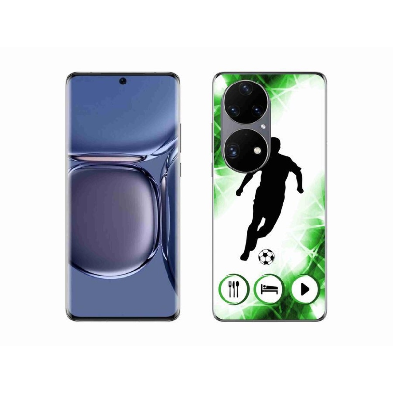 Gélový kryt mmCase na mobil Huawei P50 Pro - futbalista