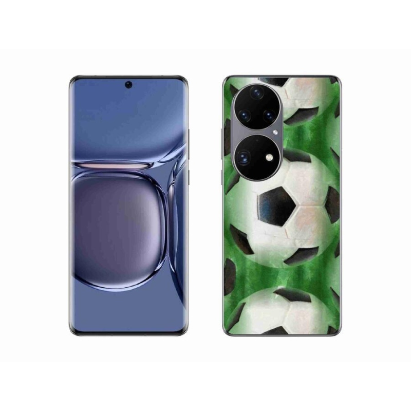 Gélový kryt mmCase na mobil Huawei P50 Pro - futbalová lopta