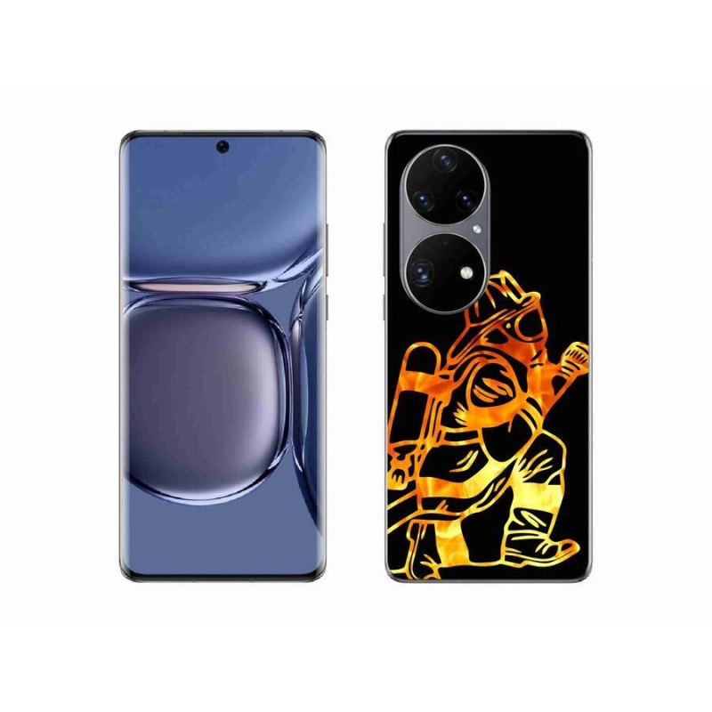 Gélový kryt mmCase na mobil Huawei P50 Pro - hasič 1