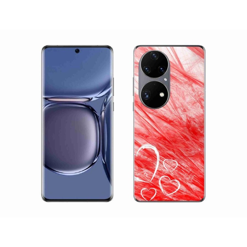 Gélový kryt mmCase na mobil Huawei P50 Pro - heart