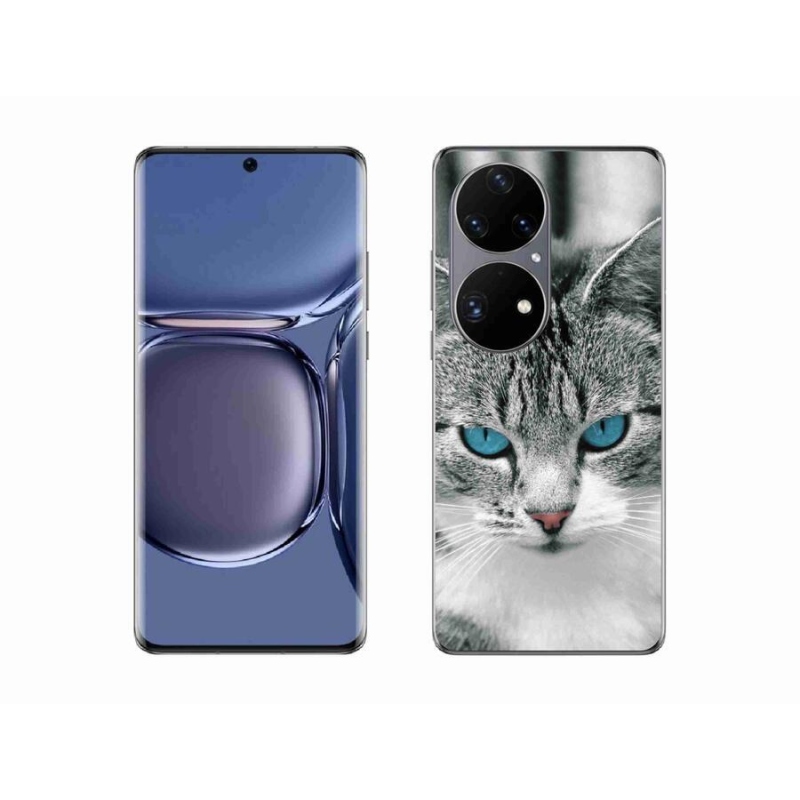 Gélový kryt mmCase na mobil Huawei P50 Pro - mačacie pohľad 1