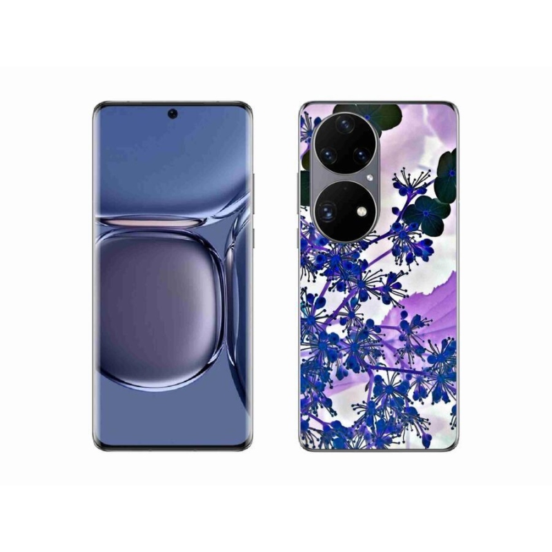 Gélový kryt mmCase na mobil Huawei P50 Pro - kvet hortenzie