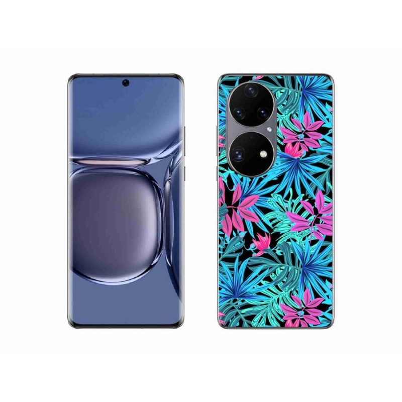 Gélový kryt mmCase na mobil Huawei P50 Pro - kvety 3