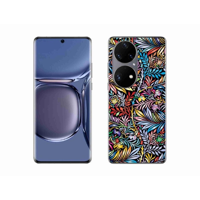 Gélový kryt mmCase na mobil Huawei P50 Pro - kvety 5