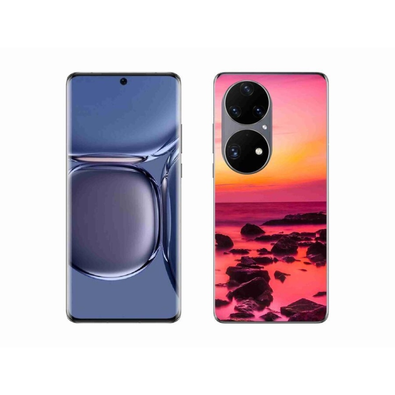 Gélový kryt mmCase na mobil Huawei P50 Pro - more a žiara