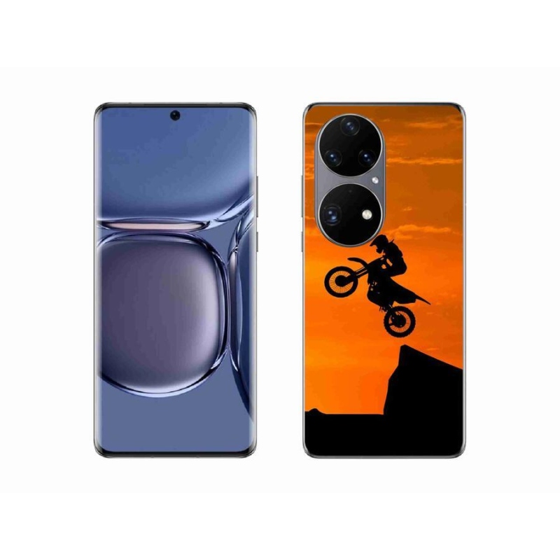 Gélový kryt mmCase na mobil Huawei P50 Pro - motocross