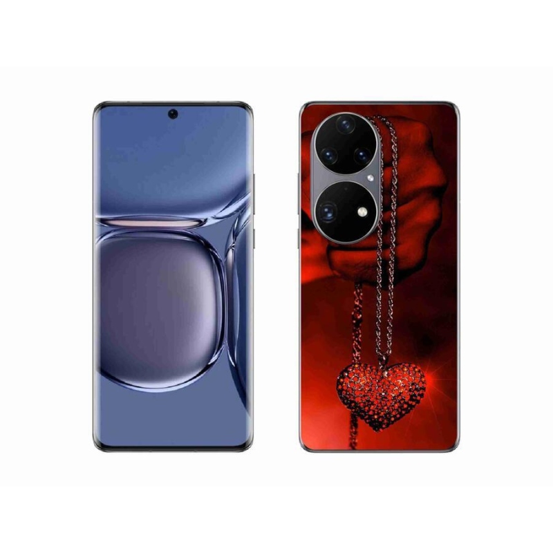 Gélový kryt mmCase na mobil Huawei P50 Pro - náhrdelník