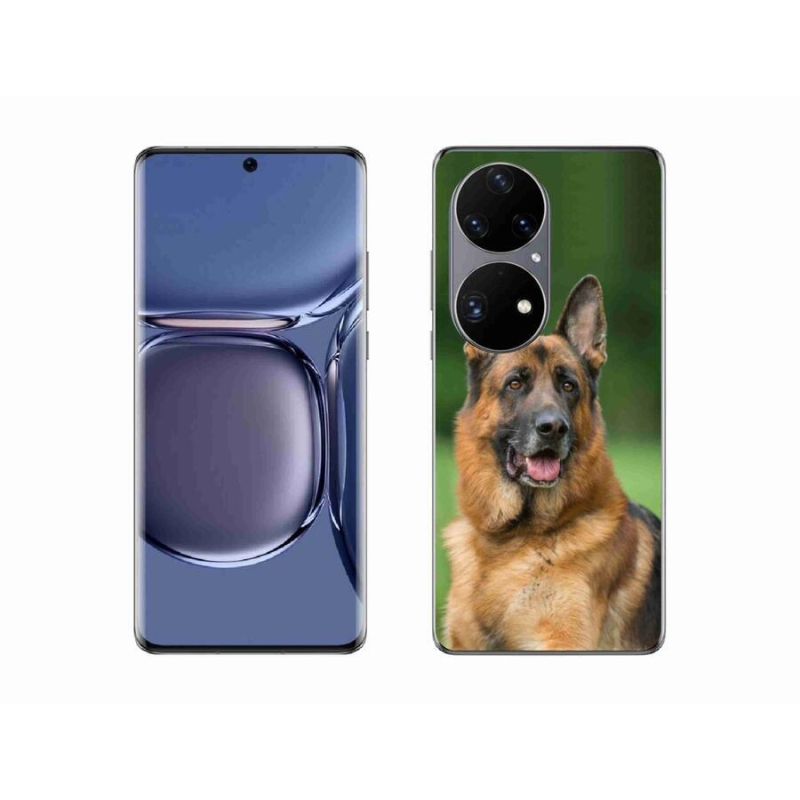 Gélový kryt mmCase na mobil Huawei P50 Pro - nemecký ovčiak