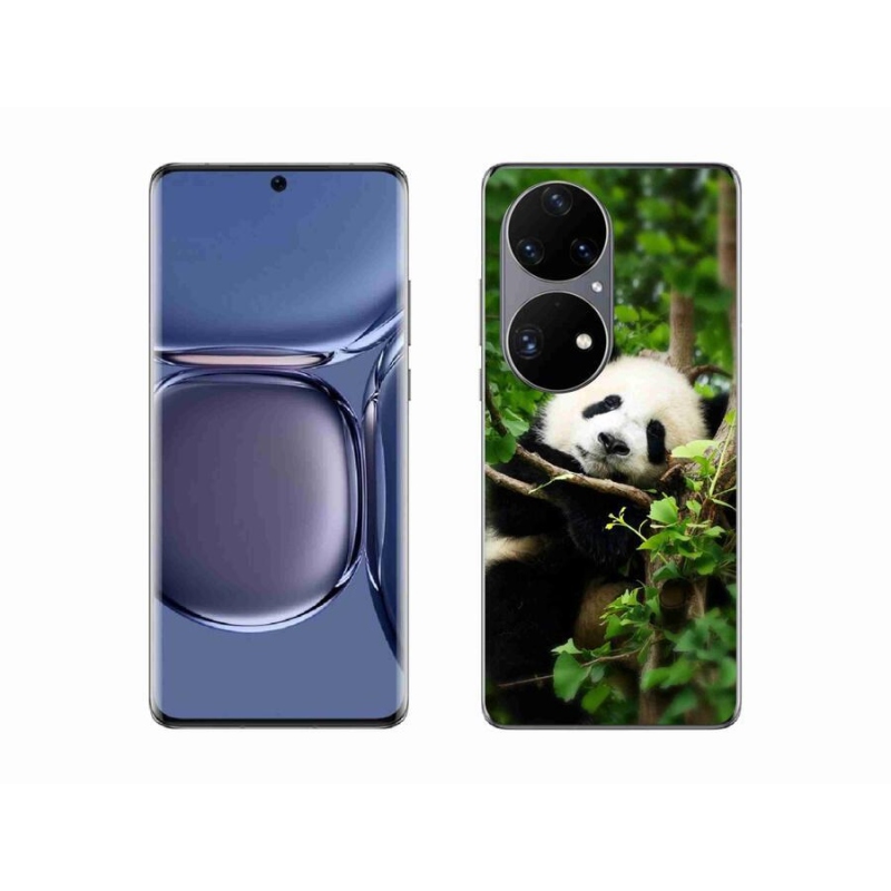 Gélový kryt mmCase na mobil Huawei P50 Pro - panda