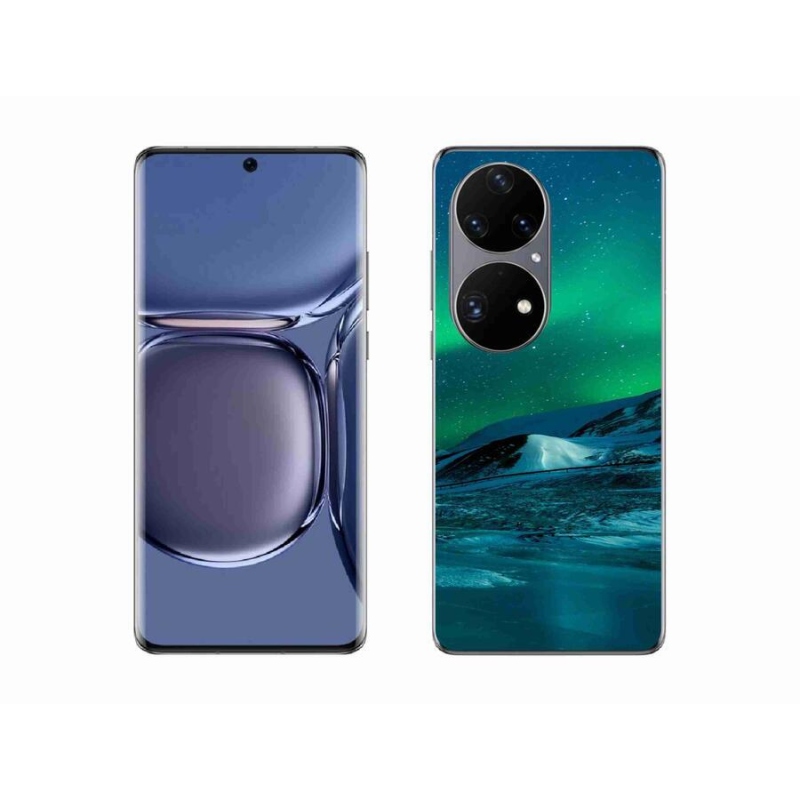 Gélový kryt mmCase na mobil Huawei P50 Pro - polárna žiara