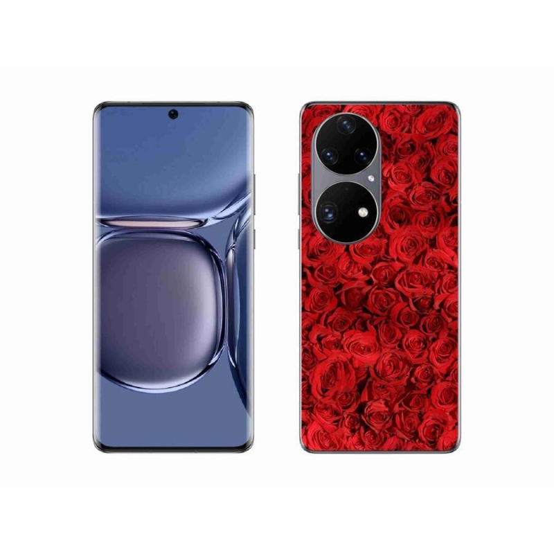 Gélový kryt mmCase na mobil Huawei P50 Pro - ruža