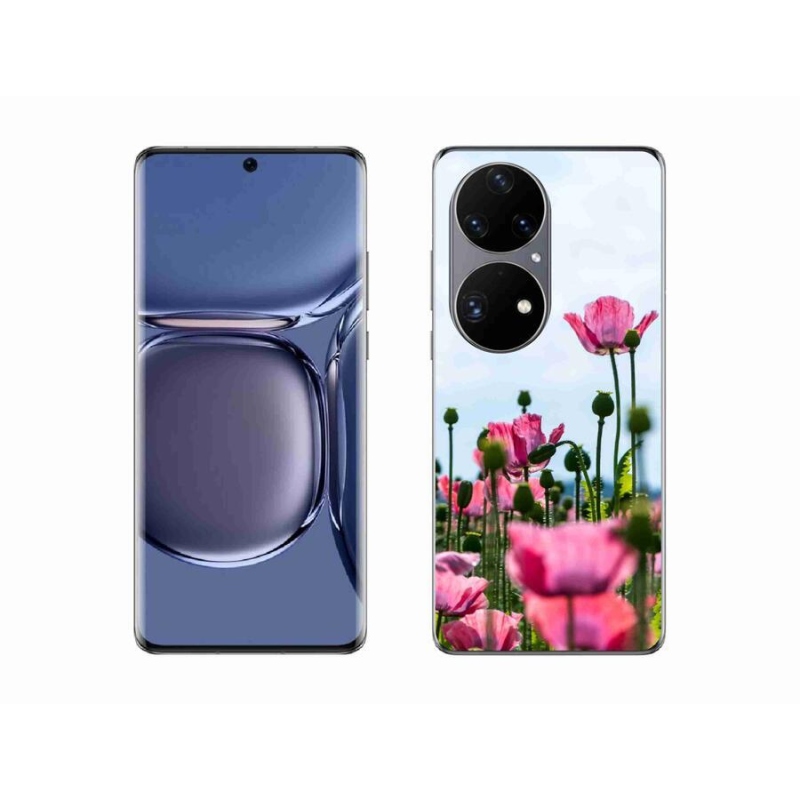 Gélový kryt mmCase na mobil Huawei P50 Pro - vlčí mak