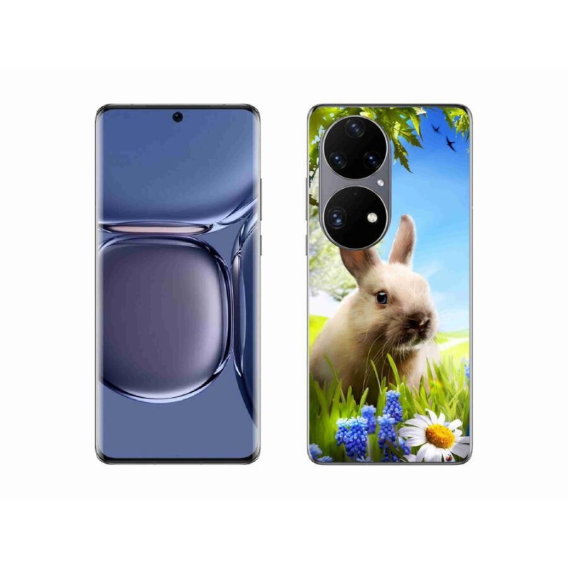 Gélový kryt mmCase na mobil Huawei P50 Pro - zajačik