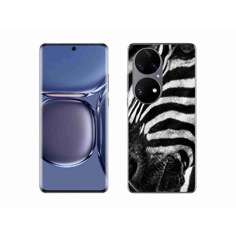 Gélový kryt mmCase na mobil Huawei P50 Pro - zebra