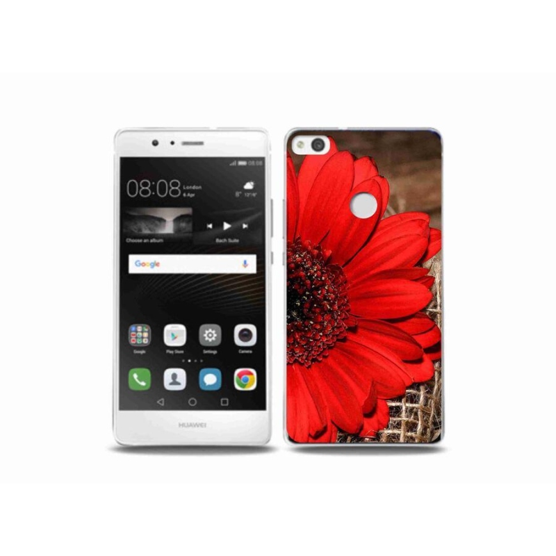 Gélový kryt mmCase na mobil Huawei P9 Lite (2017) - gerbera