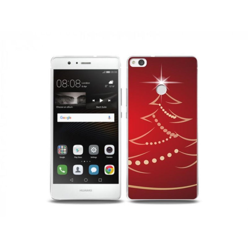 Gélový kryt mmCase na mobil Huawei P9 Lite (2017) - kreslený vianočný stromček