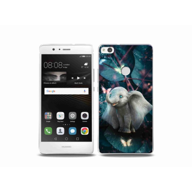 Gélový kryt mmCase na mobil Huawei P9 Lite (2017) - roztomilý slon