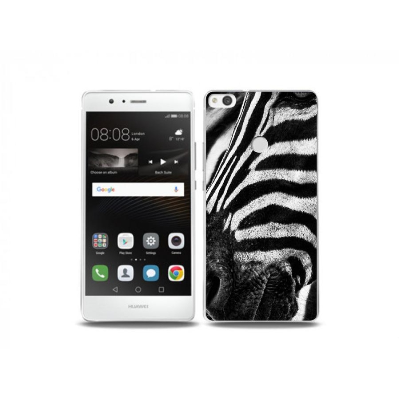 Gélový kryt mmCase na mobil Huawei P9 Lite (2017) - zebra