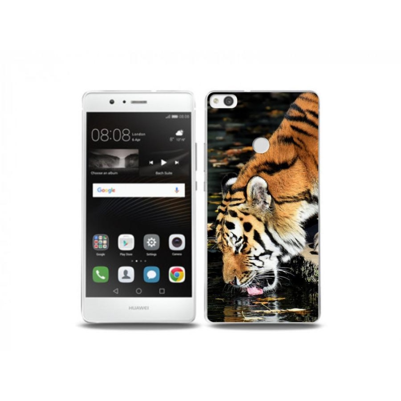 Gélový kryt mmCase na mobil Huawei P9 Lite (2017) - smädný tiger