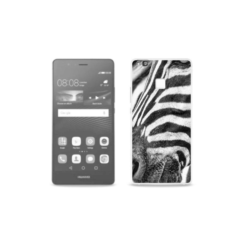 Gélový kryt mmCase na mobil Huawei P9 Lite - zebra