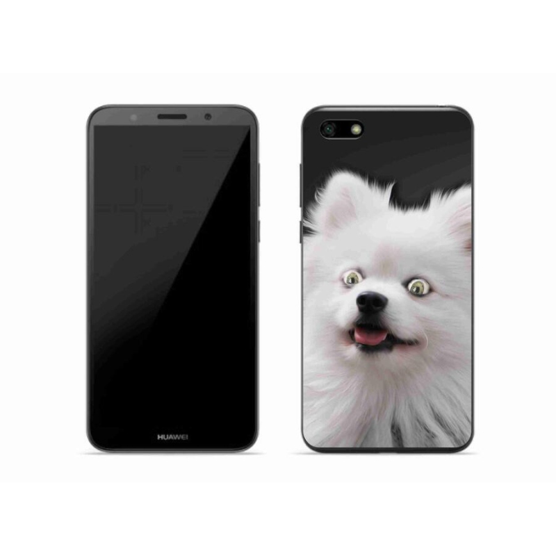 Gélový kryt mmCase na mobil Huawei Y5 (2018) - biely špic