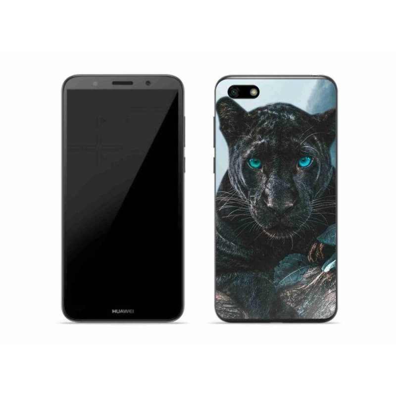 Gélový kryt mmCase na mobil Huawei Y5 (2018) - čierny panter