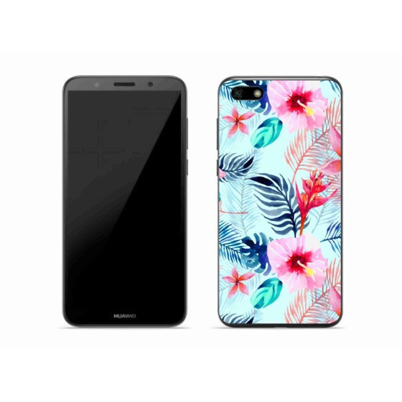 Gélový kryt mmCase na mobil Huawei Y5 (2018) - kvety