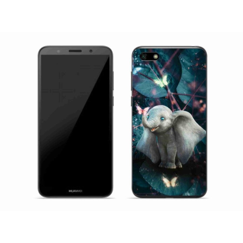 Gélový kryt mmCase na mobil Huawei Y5 (2018) - roztomilý slon