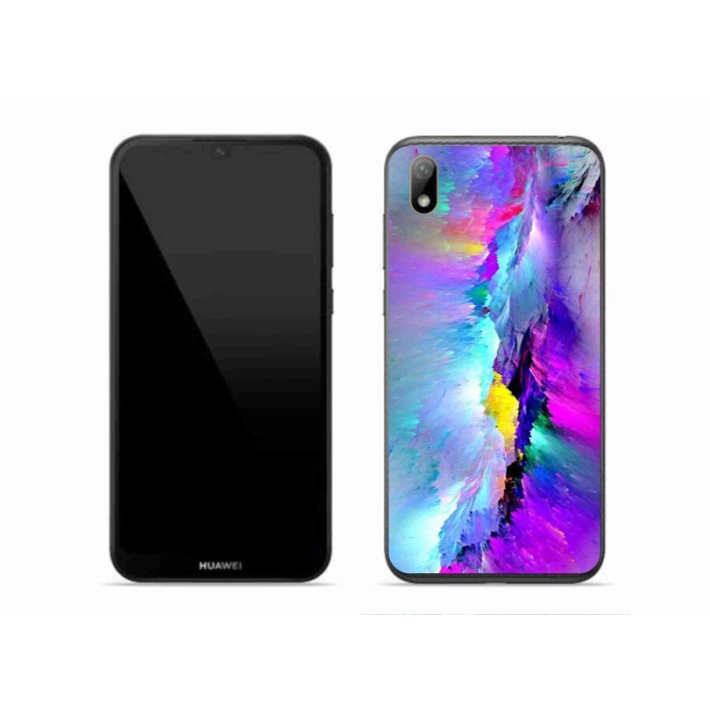 Gélový kryt mmCase na mobil Huawei Y5 (2019) - abstrakt