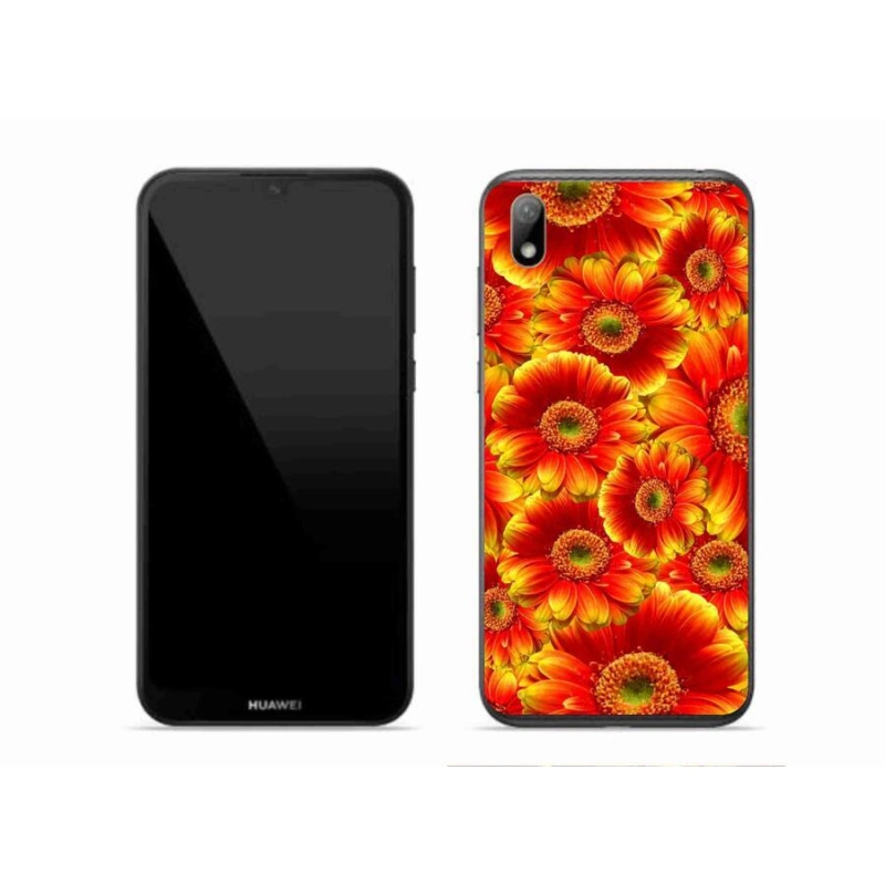 Gélový kryt mmCase na mobil Huawei Y5 (2019) - gerbera 1