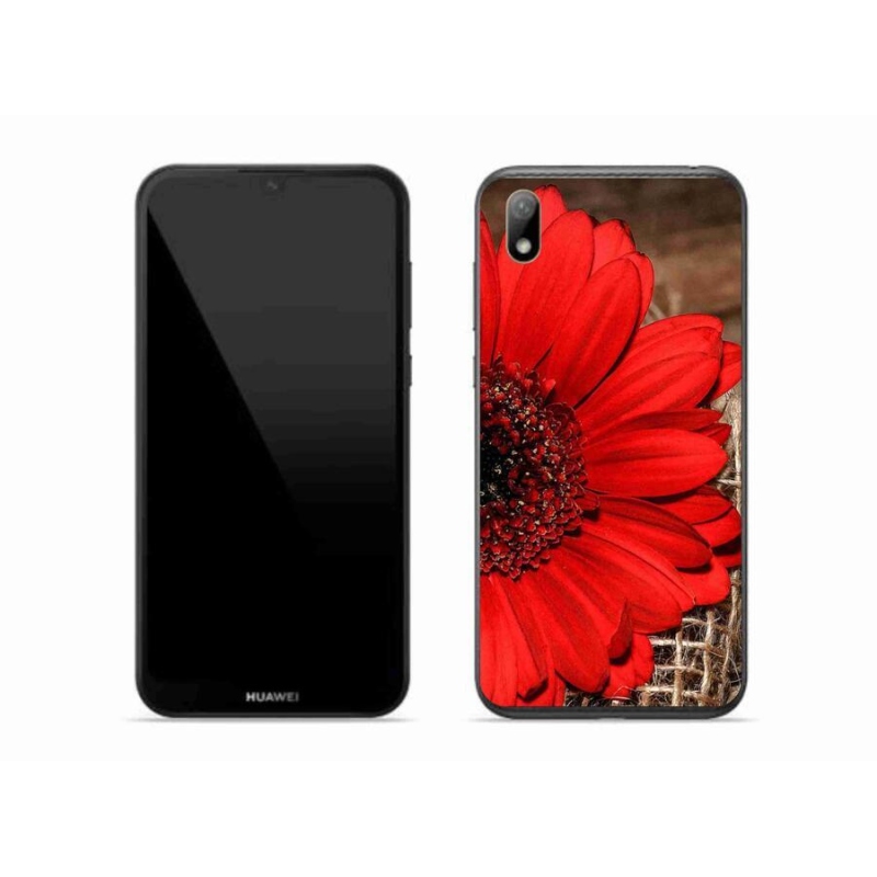 Gélový kryt mmCase na mobil Huawei Y5 (2019) - gerbera