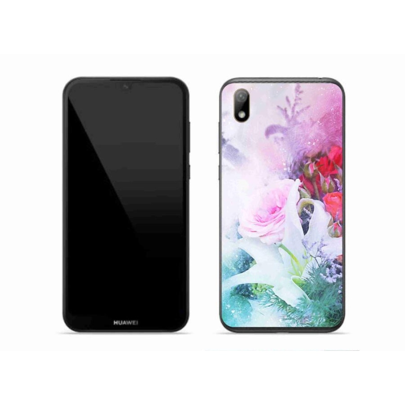 Gélový kryt mmCase na mobil Huawei Y5 (2019) - kvety 4