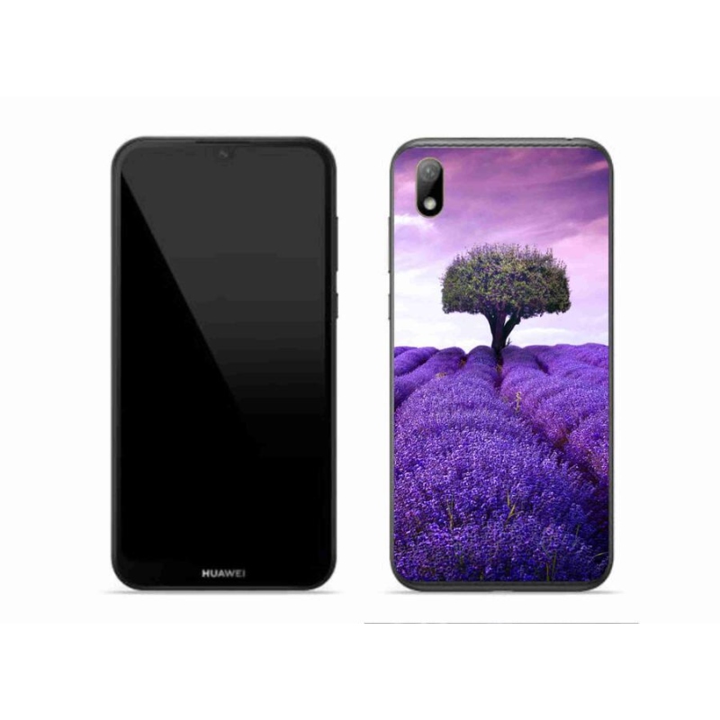 Gélový kryt mmCase na mobil Huawei Y5 (2019) - levanduľová lúka