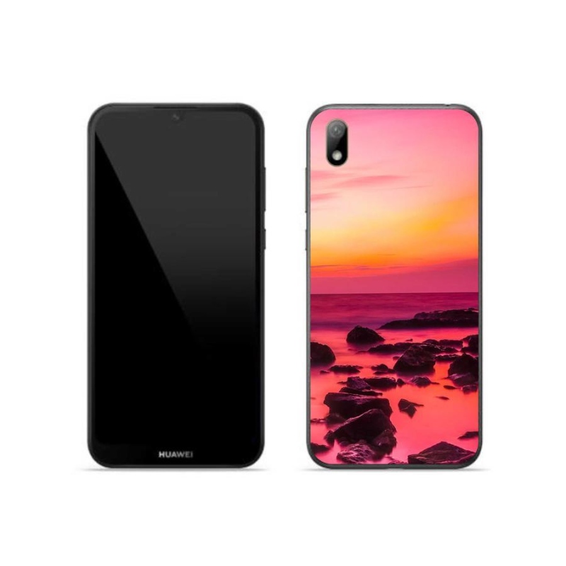 Gélový kryt mmCase na mobil Huawei Y5 (2019) - more a žiara